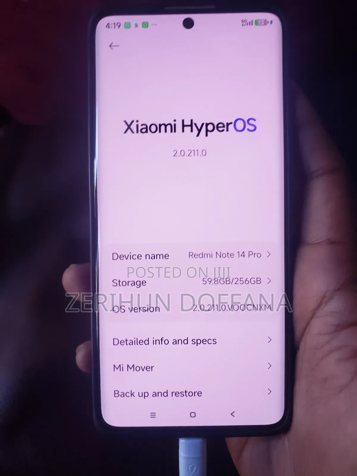 Xiaomi Redmi Note 14 Pro 5G 256 GB Black