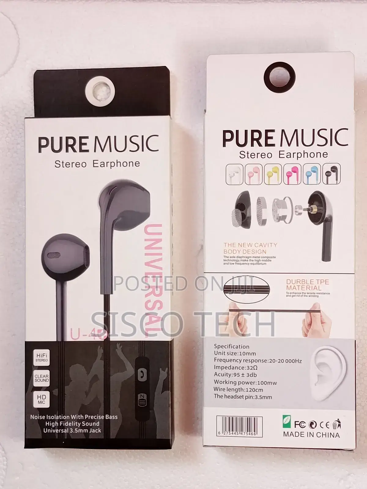 Pure Music Stereo Earphones