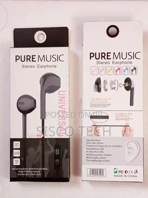 Pure Music Stereo Earphones