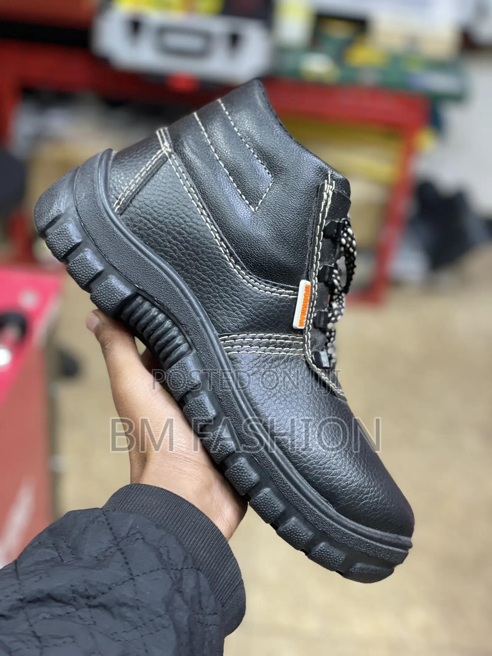 Workman Safety Shoes Upper Leather