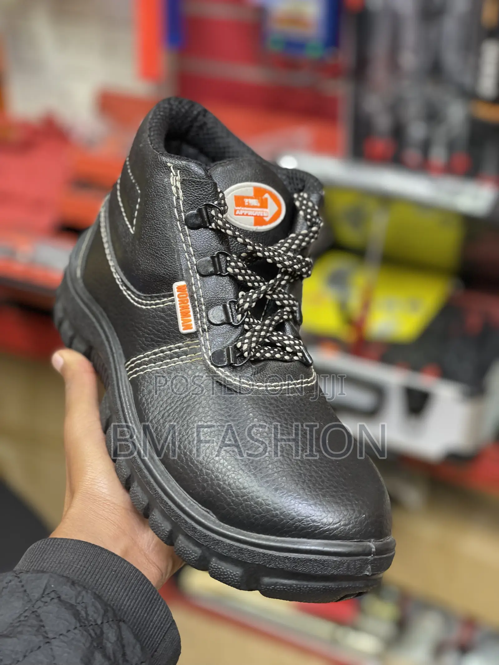 Workman Safety Shoes Upper Leather