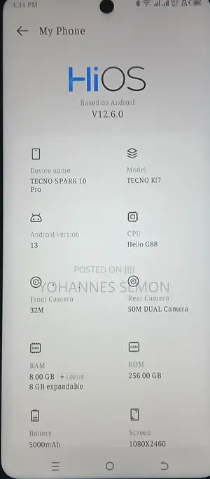 Tecno Spark 10 Pro 256 GB Blue