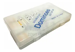 28 Pieces Double Six Domino Set in Durable Plastic Case