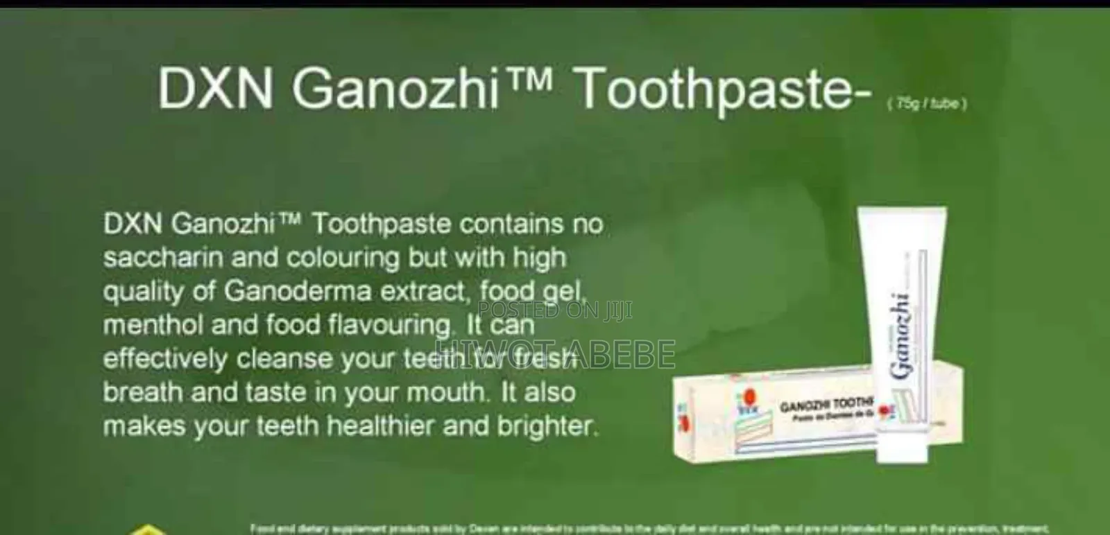 DXN Ganozhi Toothpast