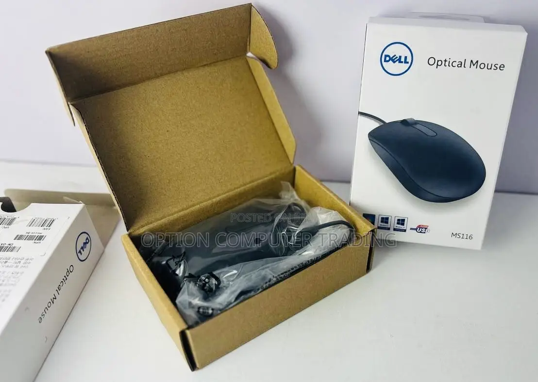 Dell Ms116 Wired Optical Mouse