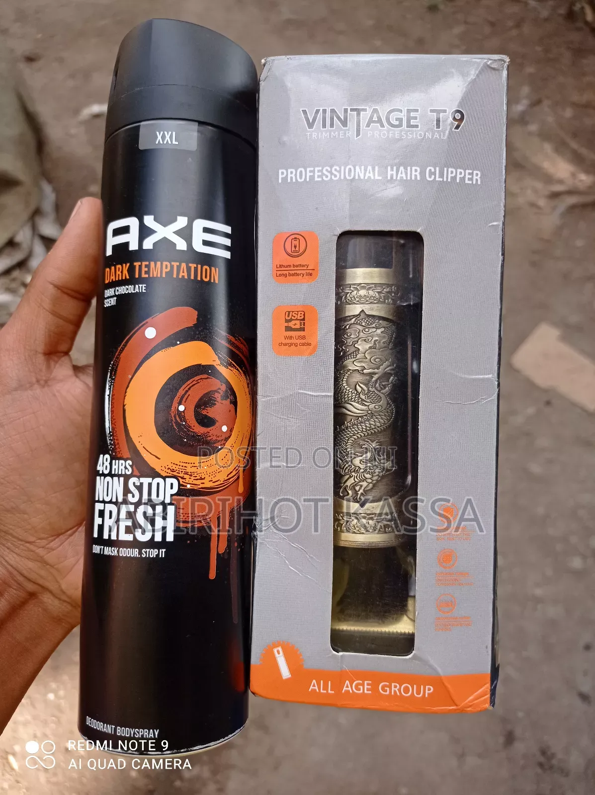 3x Package: Deodorant and Hair Clipper