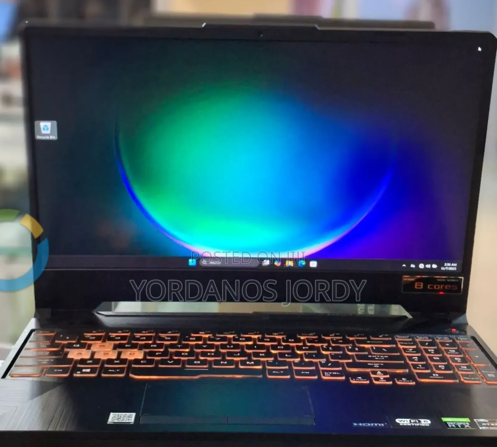 New Laptop Asus TUF Gaming A16 16GB AMD Ryzen 7 SSD 512GB