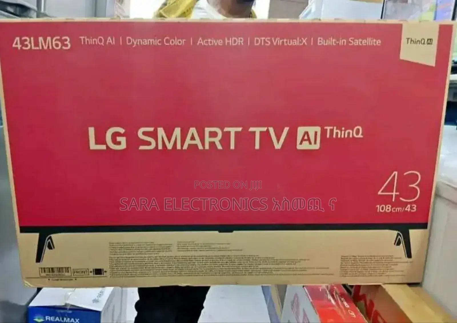 ■LG 43" SMART TV New 2022 ●Free Delivery 5Year Warranty PRICE 67,500