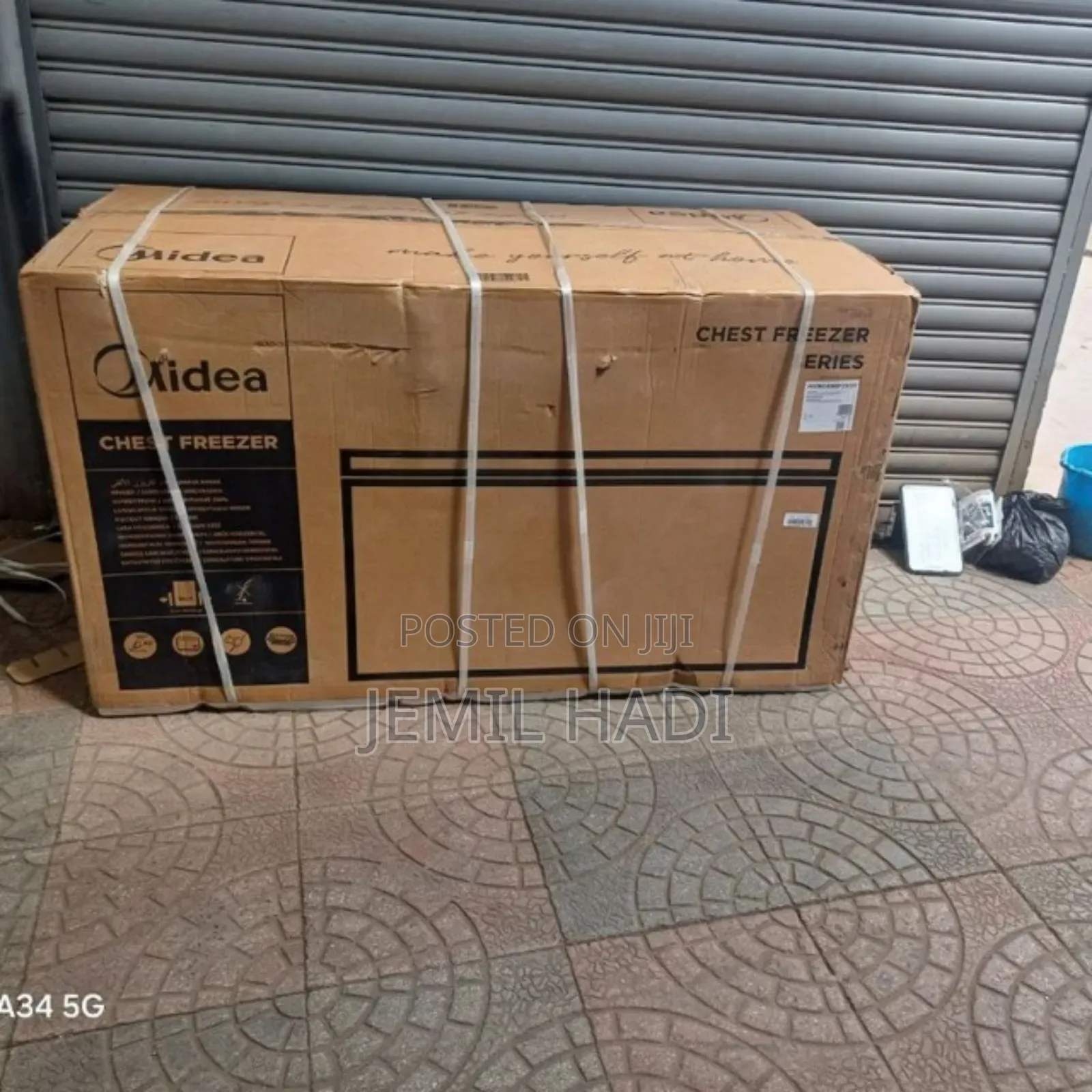 Midea Chest Freezer Modal 550l Betam Arife Eka New