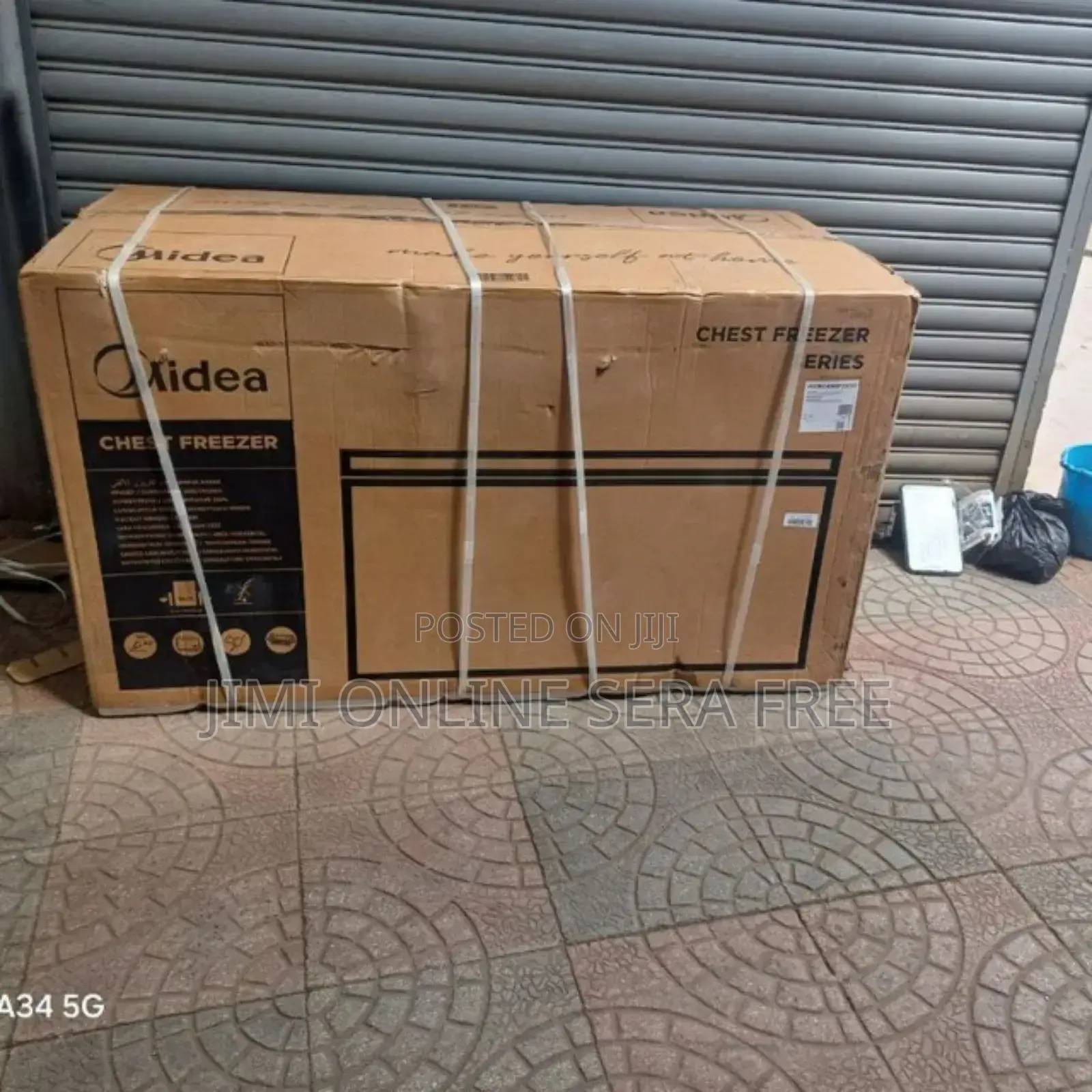 Midea Chest Freezer Modal 550l Betam Arife Eka New
