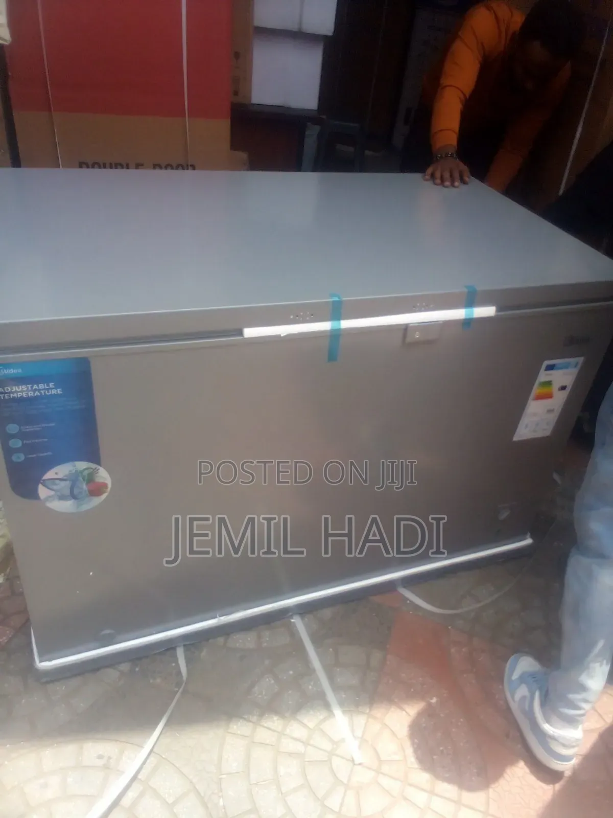 Midea Chest Freezer Modal 550l Betam Arife Eka New