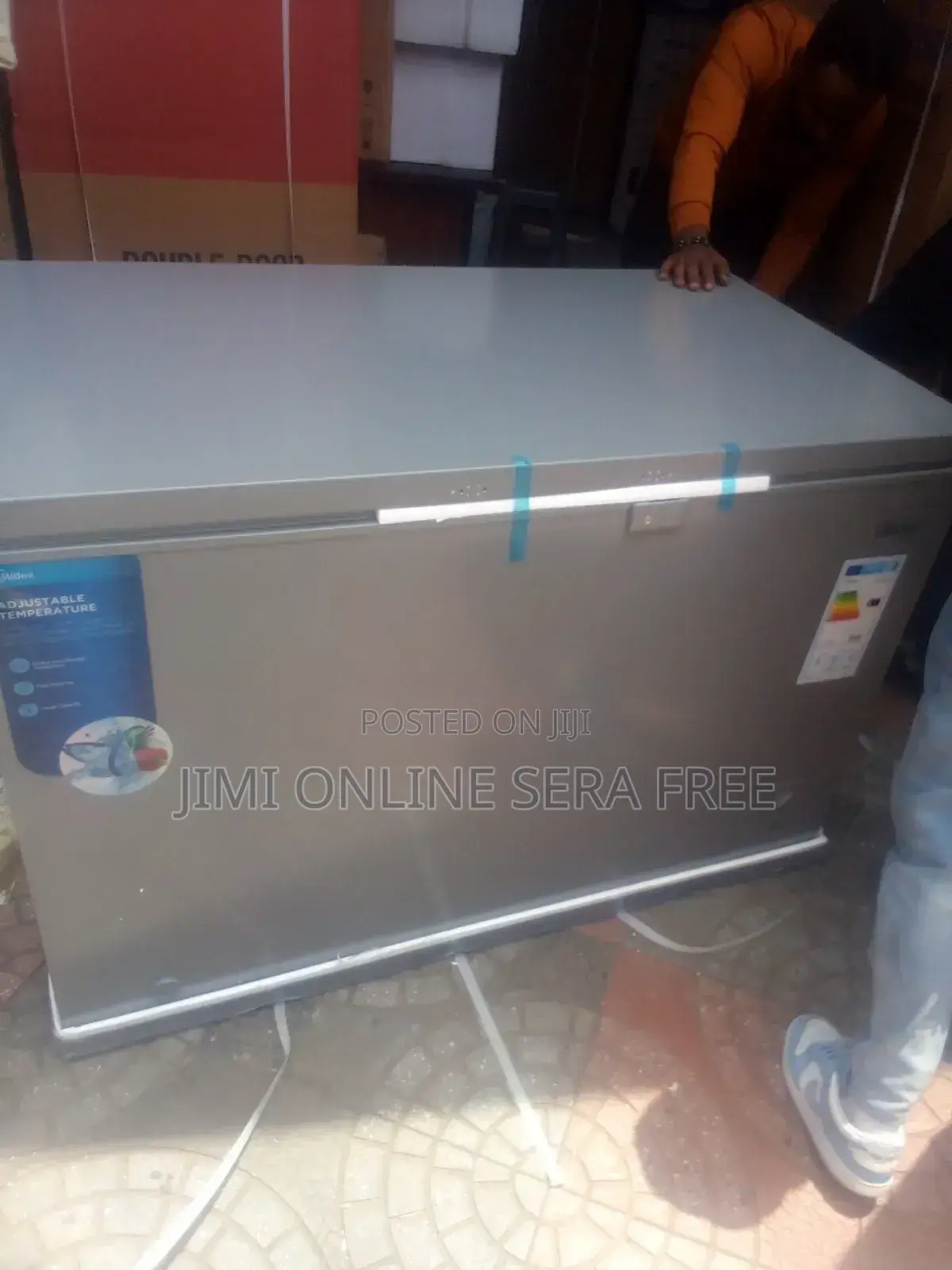 Midea Chest Freezer Modal 550l Betam Arife Eka New