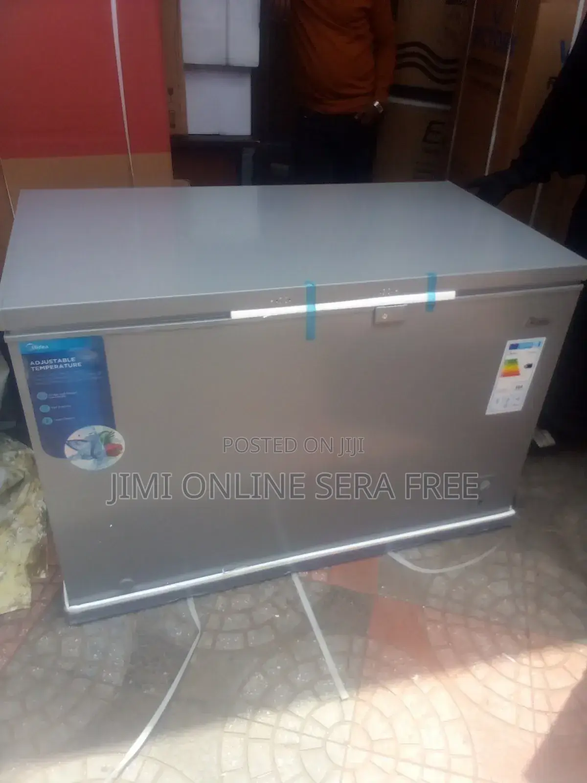 Midea Chest Freezer Modal 550l Betam Arife Eka New