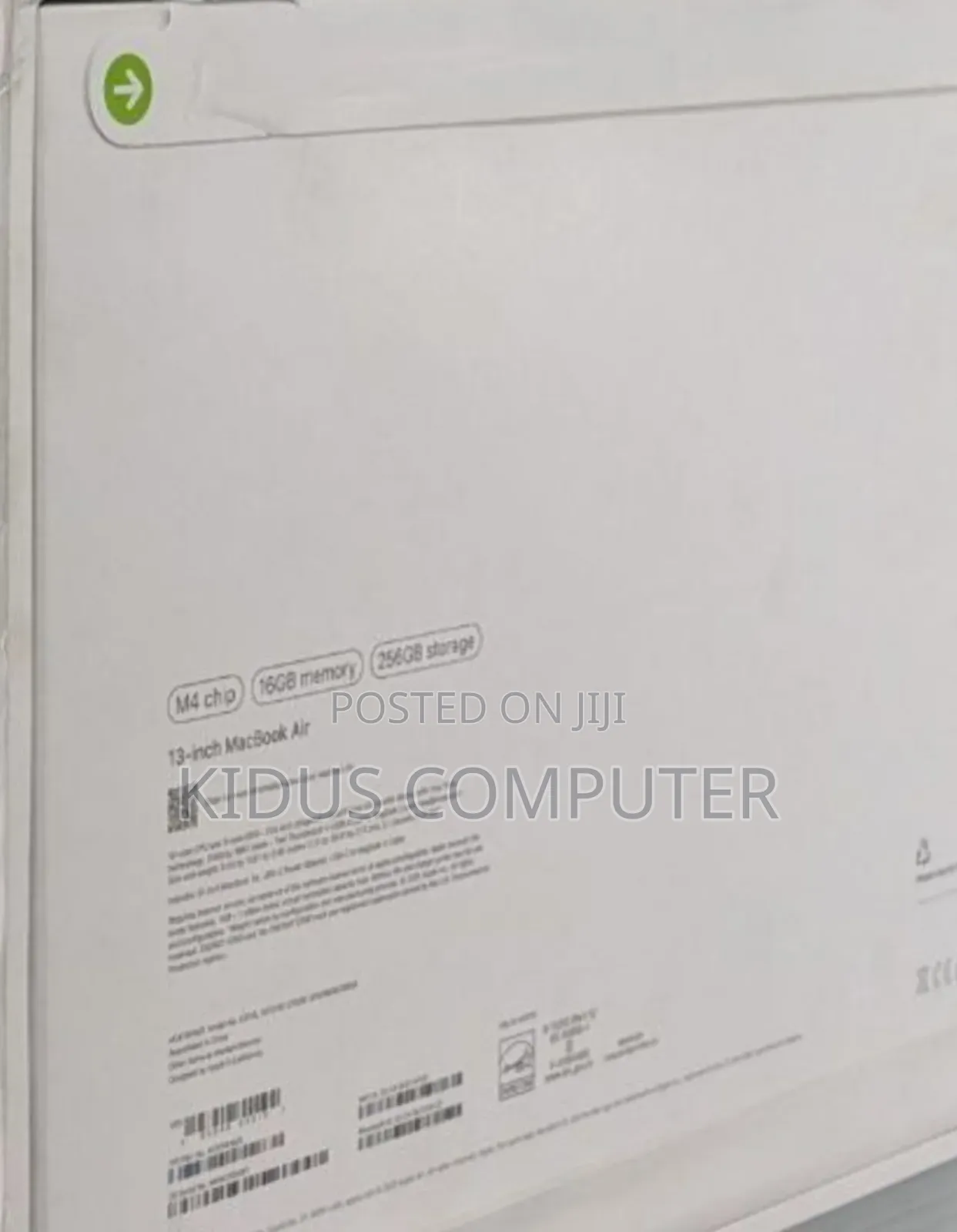 New Laptop Apple MacBook Air 2025 M4 13-Inch 16GB Apple M4 SSD 256GB