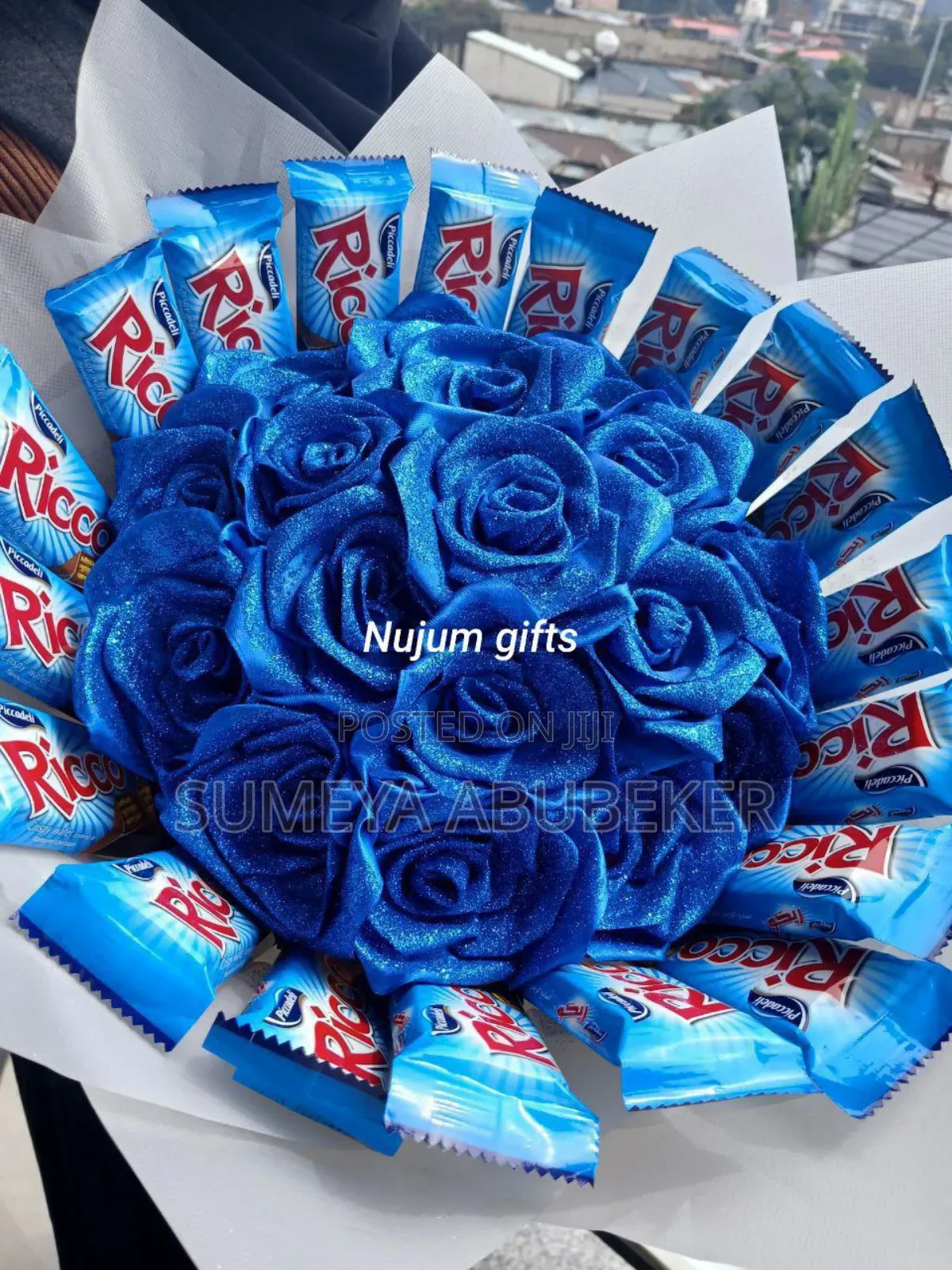 Ribbon Flowers and Chocolate