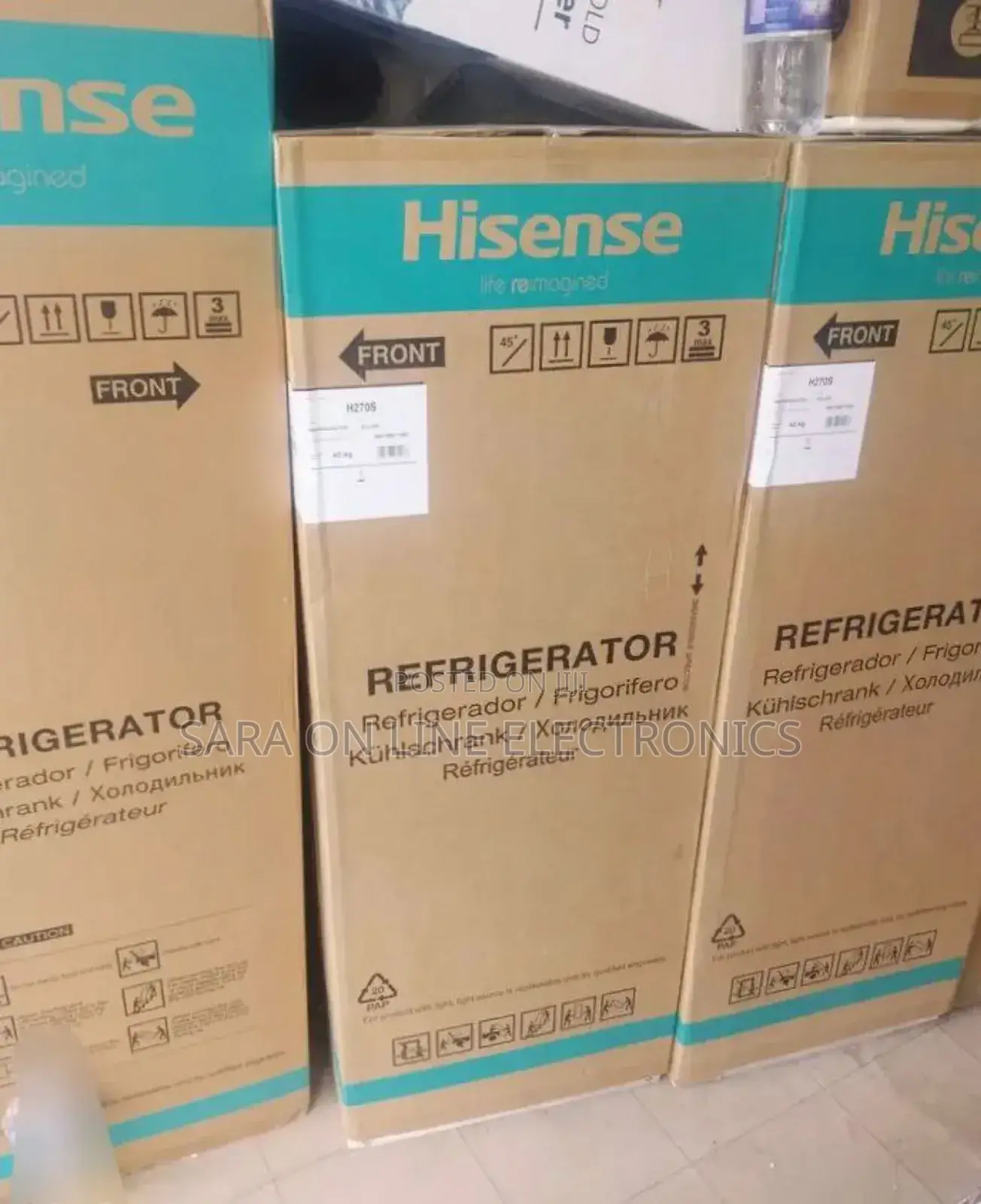 Hisence 370s Liters >>10year Warranty Free Delivery