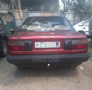 Toyota Corolla Sedan 1990 Red