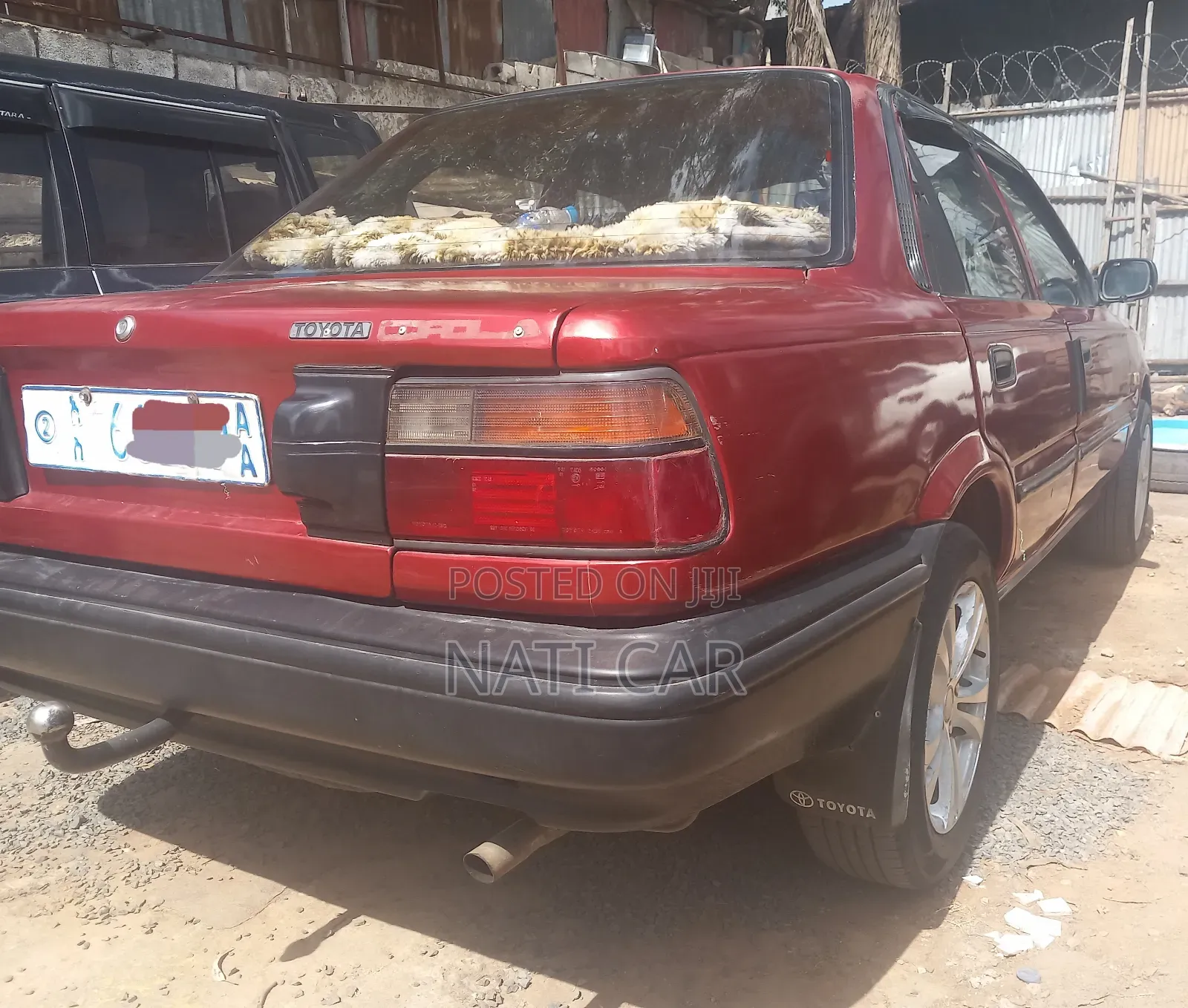 Toyota Corolla Sedan 1990 Red
