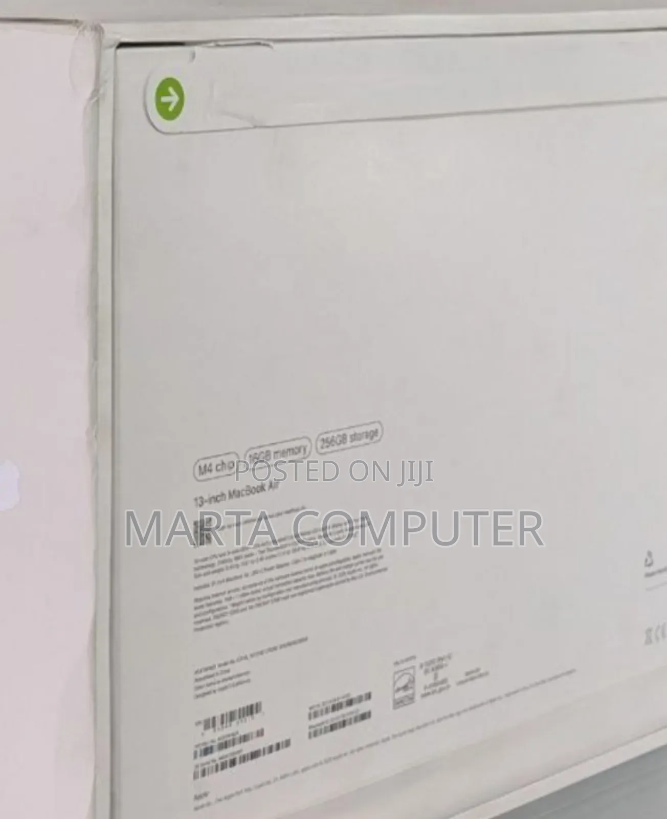 New Laptop Apple MacBook Air 2022 M2 16GB Intel Core I7 SSD 256GB