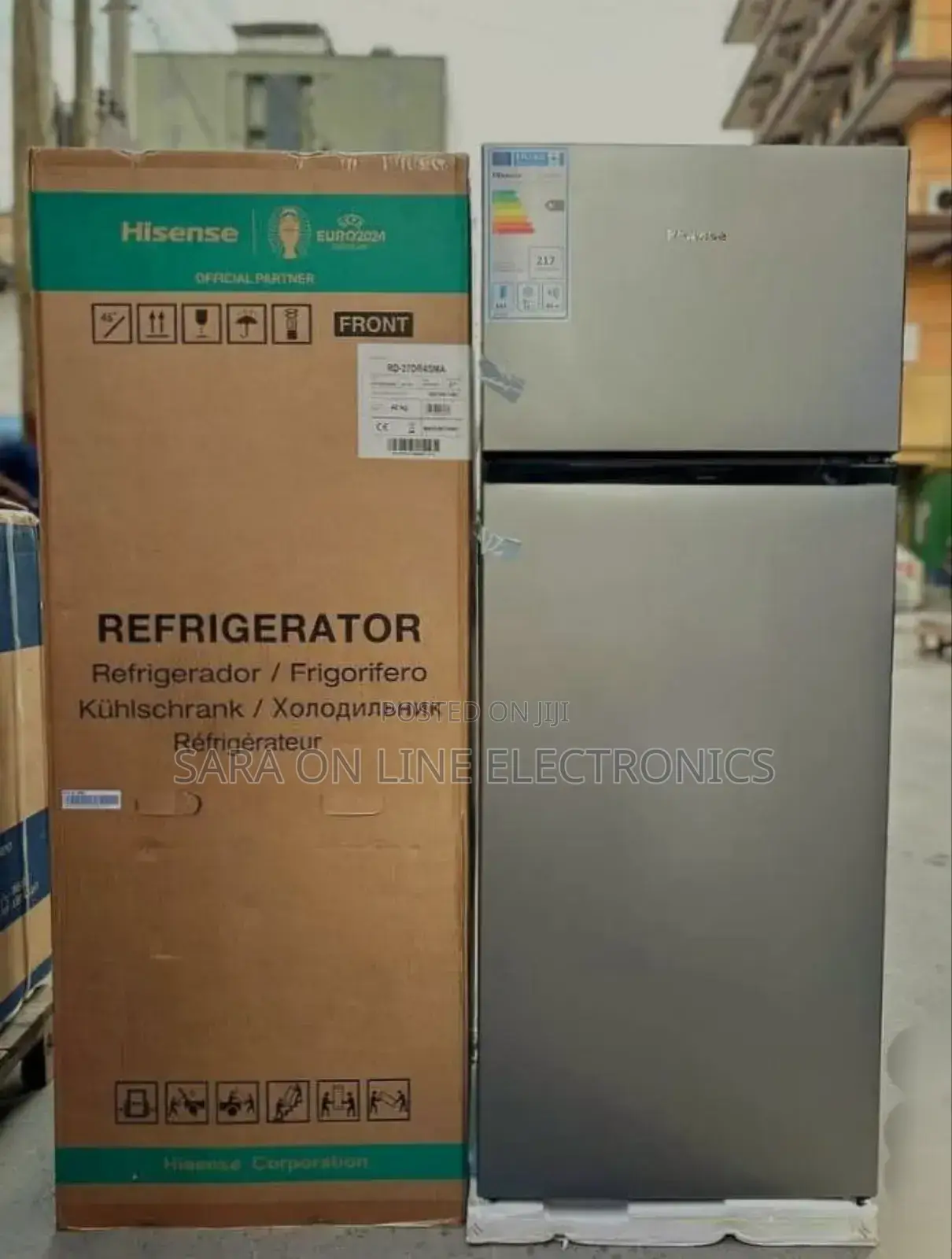 Hisence 270 Liters Fan System ◇☆Free Delivery 10year Warranty