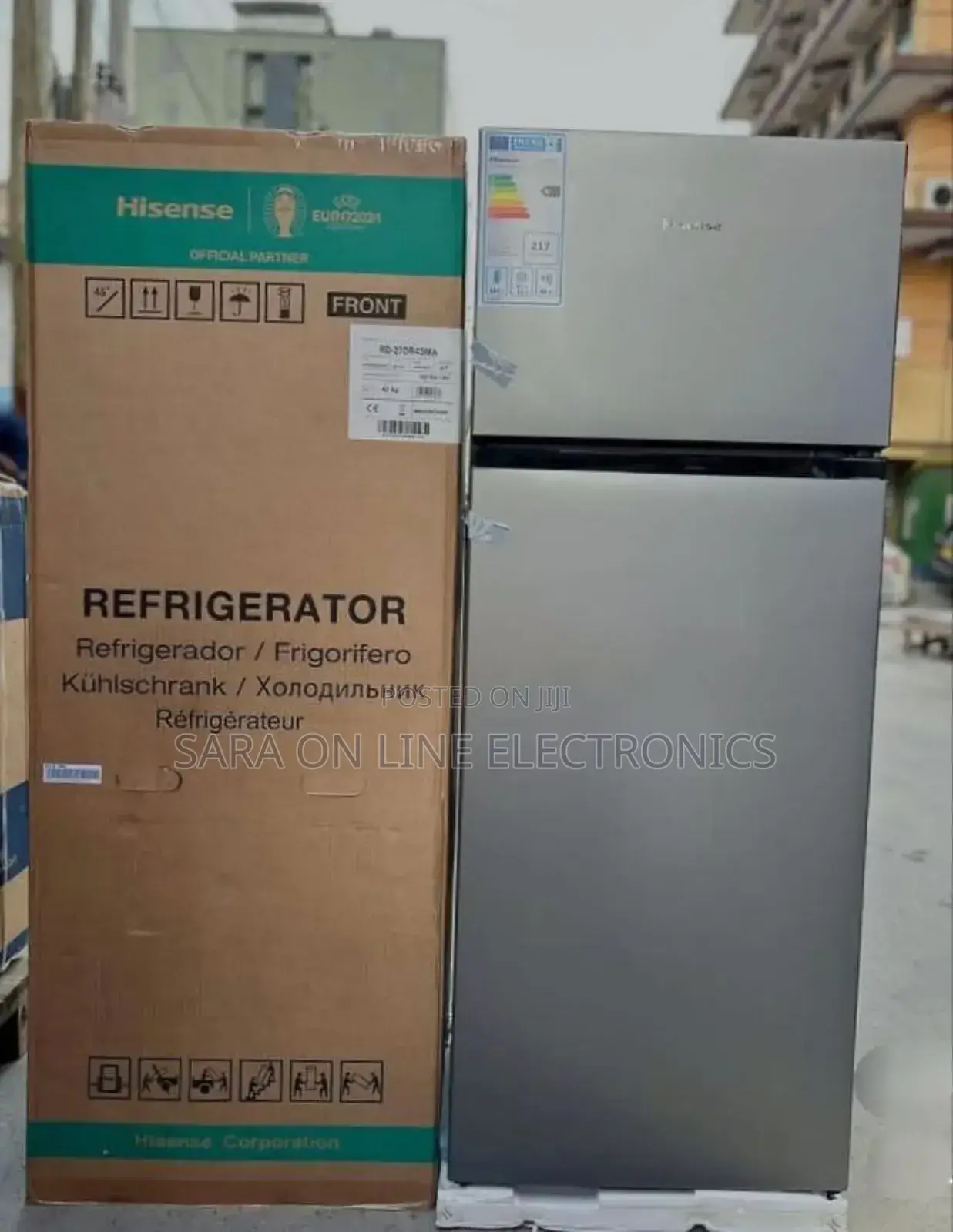 Hisence 270 Liters Fan System ◇☆Free Delivery 10year Warranty