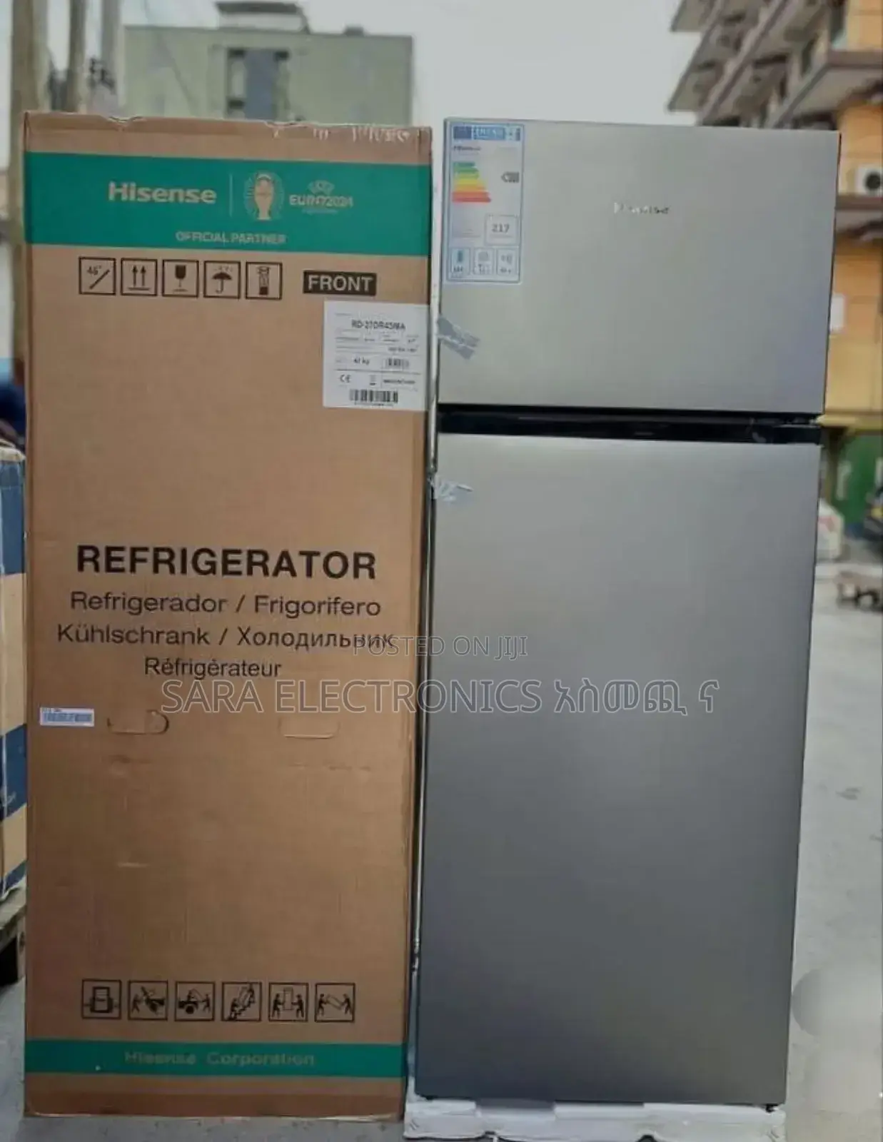 ◈Hisence 270 Liters Fan System ☆ Free Delivery 10_year Warranty