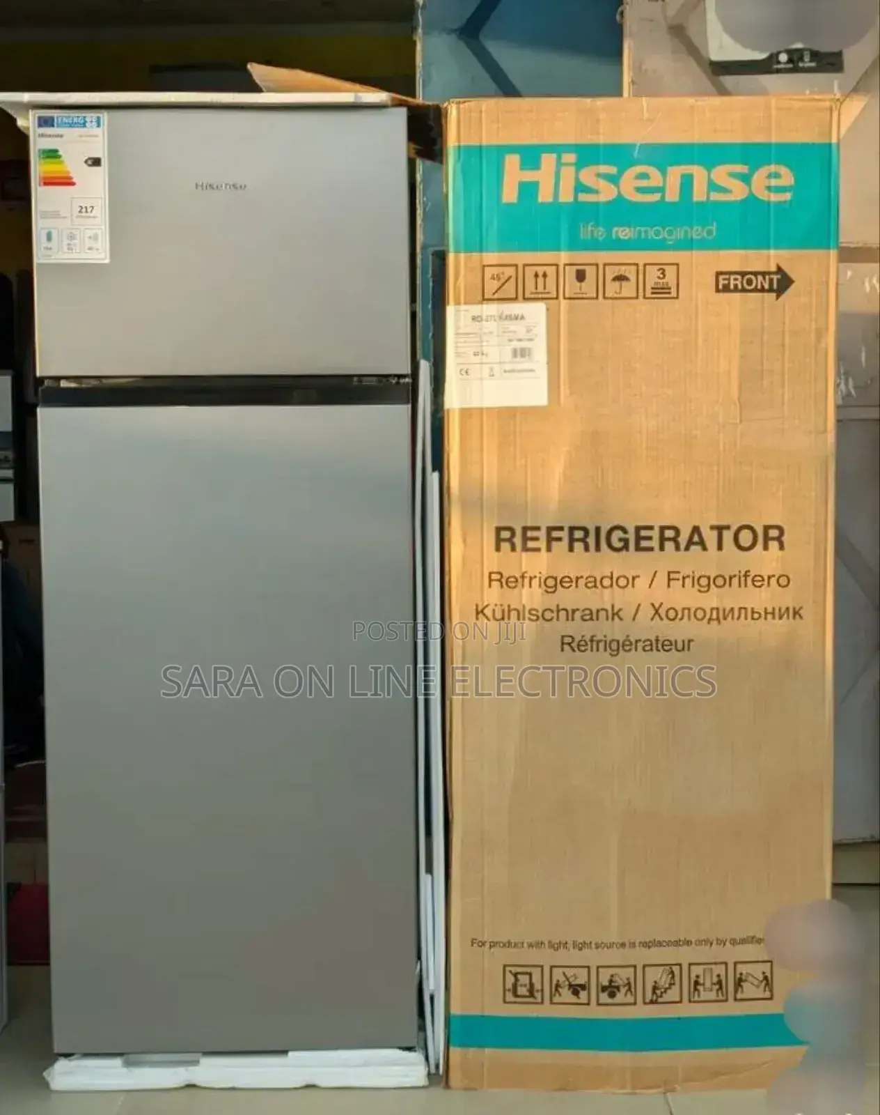 **Hisence 270 Liters ☆◇10year Warranty Free Delivery