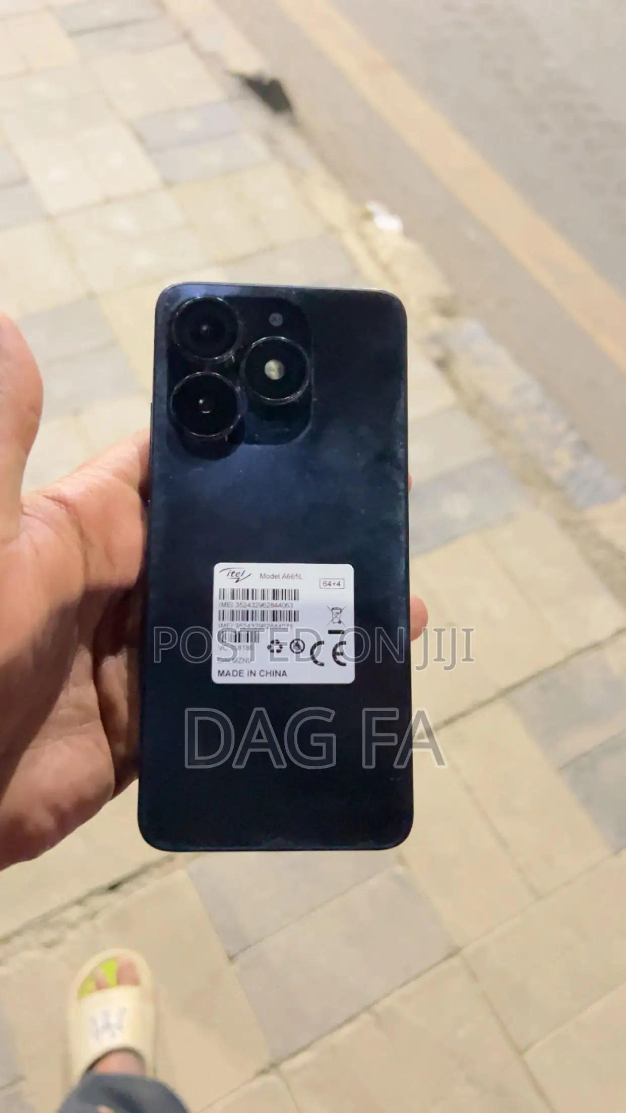 New Itel A70 128 GB Black