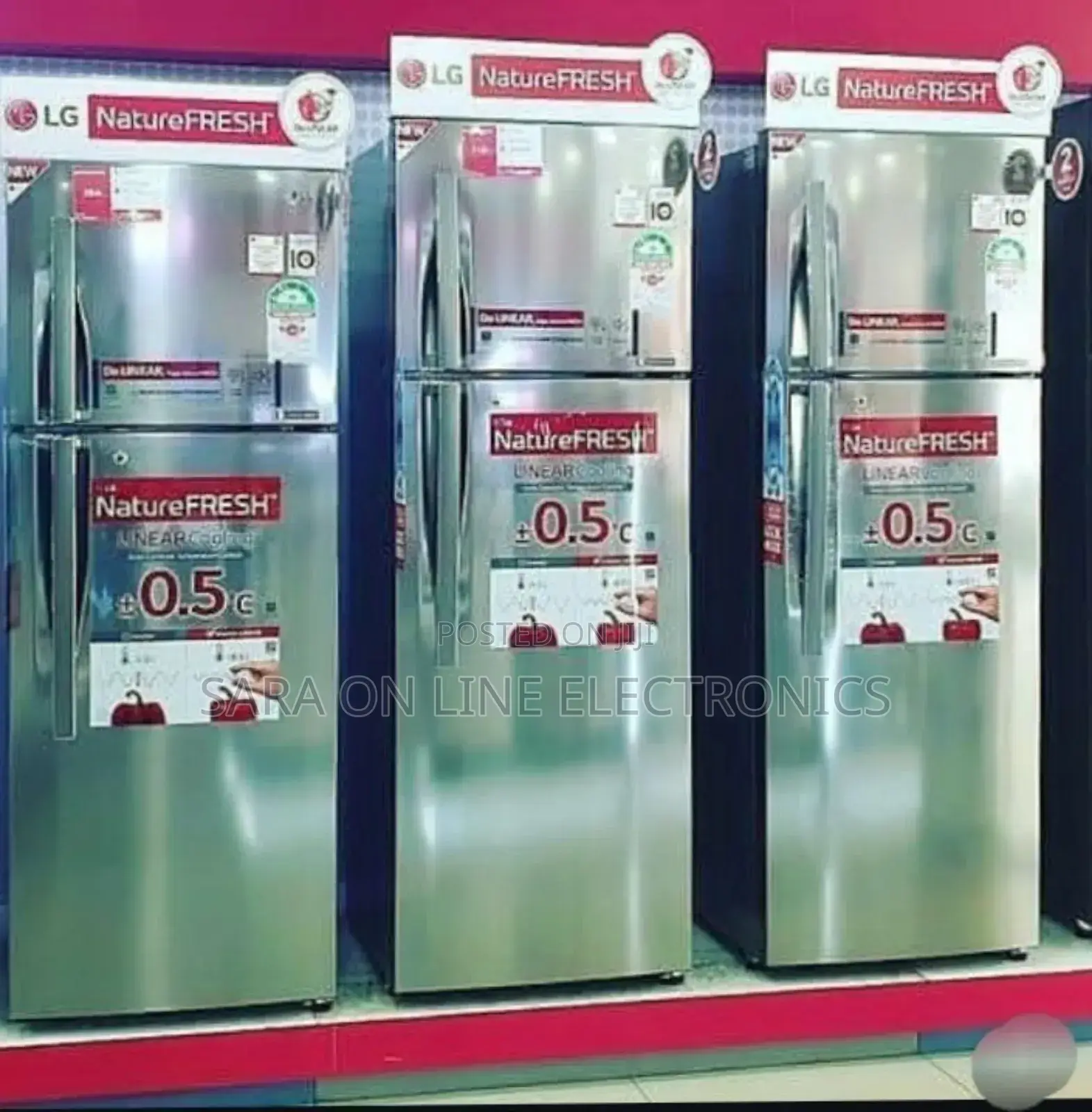 Lg Fan System Sild by Sild Orignal Refrigerator □10year Warranty