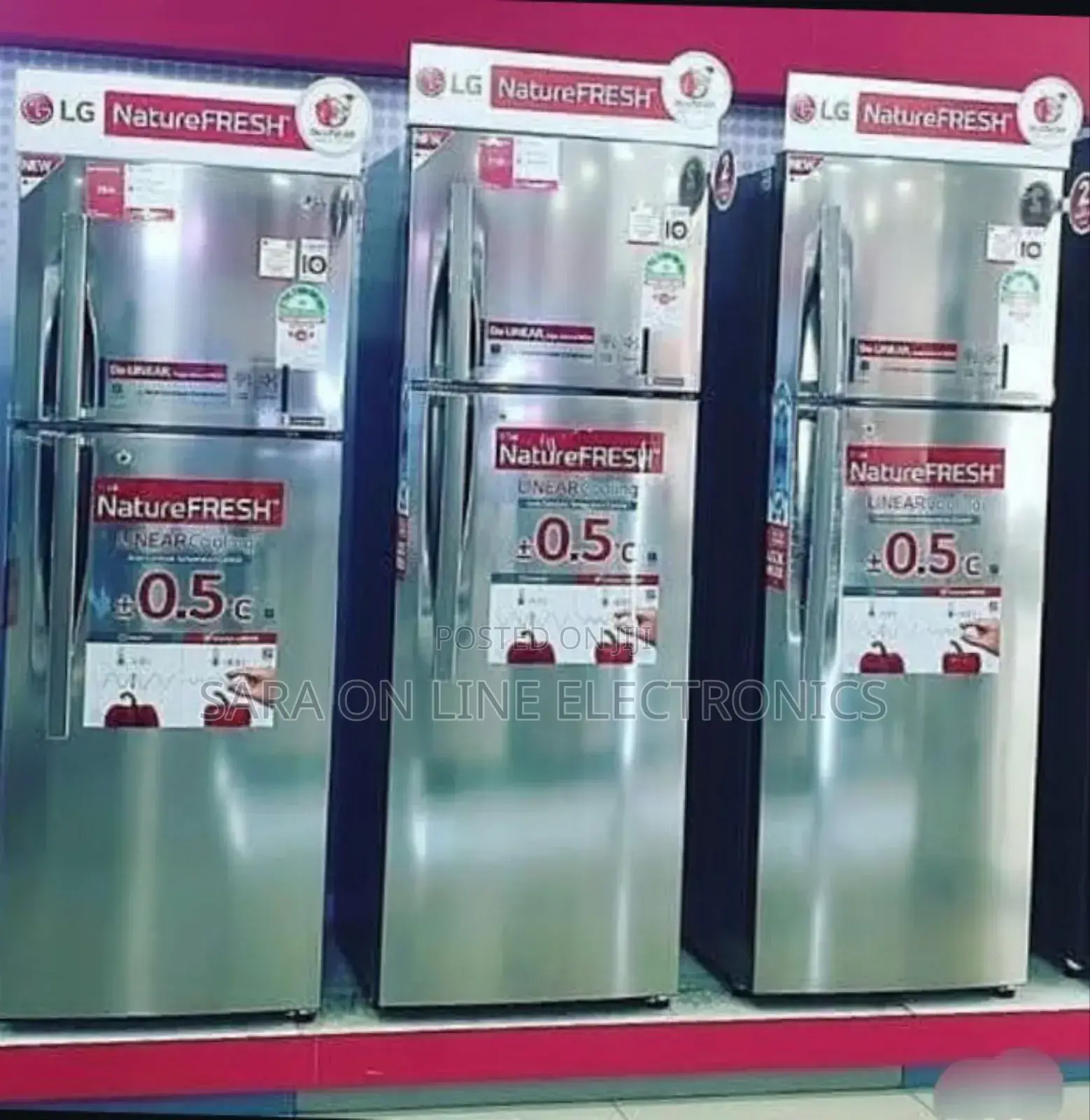 Lg Fan System Sild by Sild Orignal Refrigerator □10year Warranty