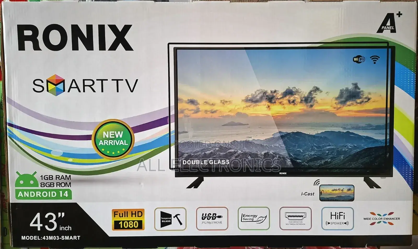 Ronix 43"Smart,Tv