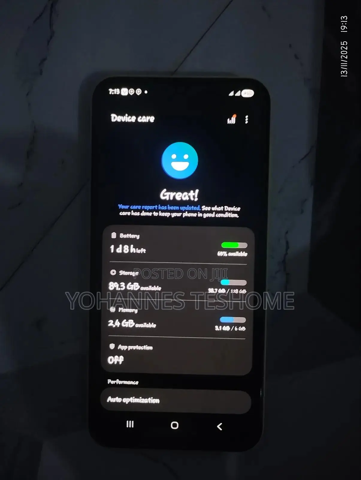 Samsung Galaxy A15 5G 128 GB Yellow