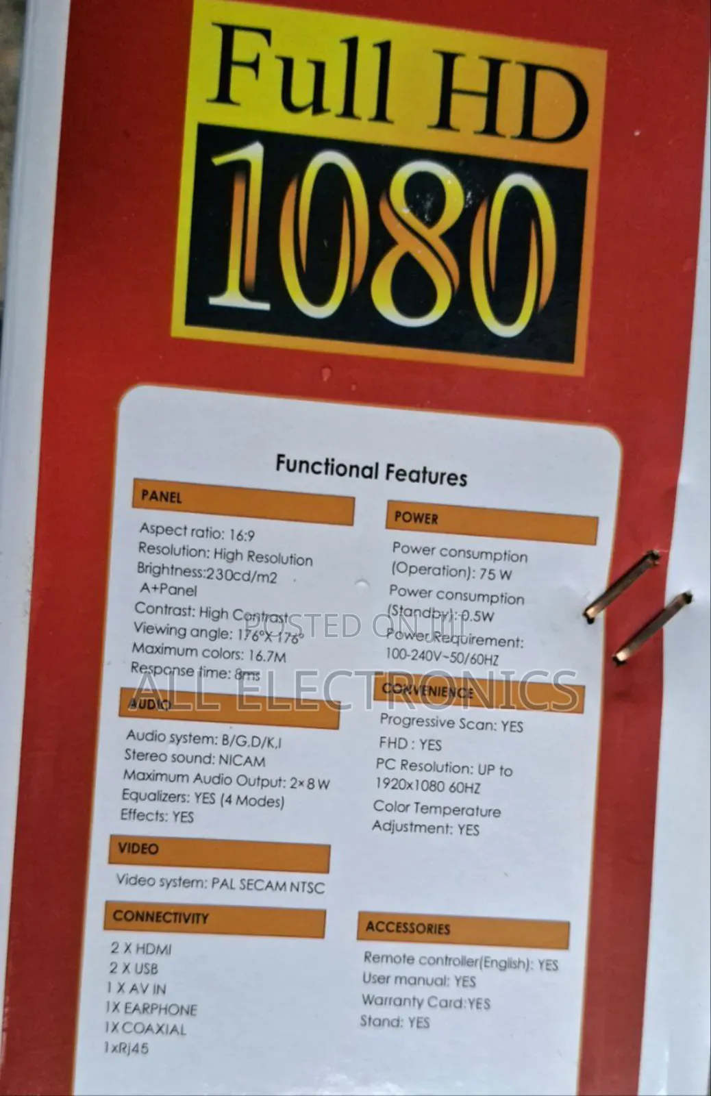 Life Star 65 Inch 1080 Hd Tv