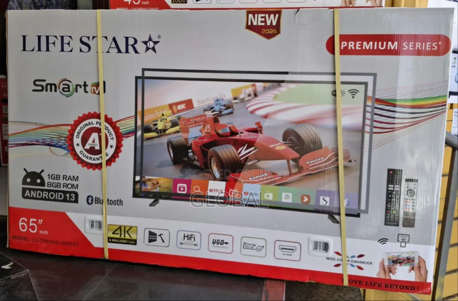 65"Inch Life Star Smart Tv New