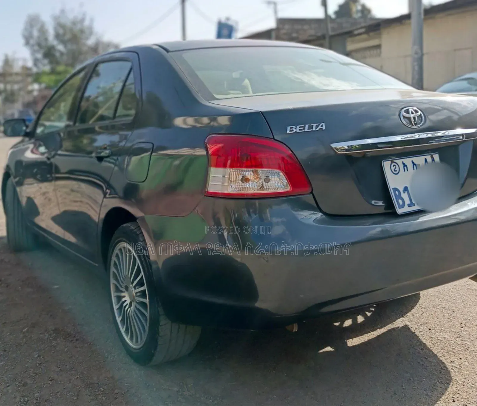 Toyota Belta 2010 Matt Black
