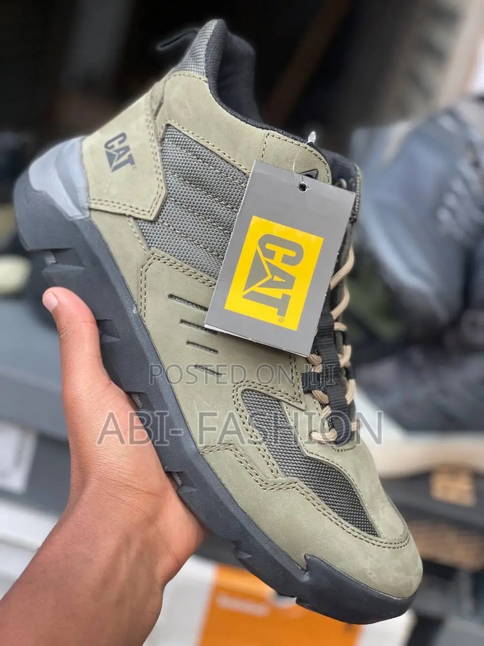 Caterpillar Shoe Light Green