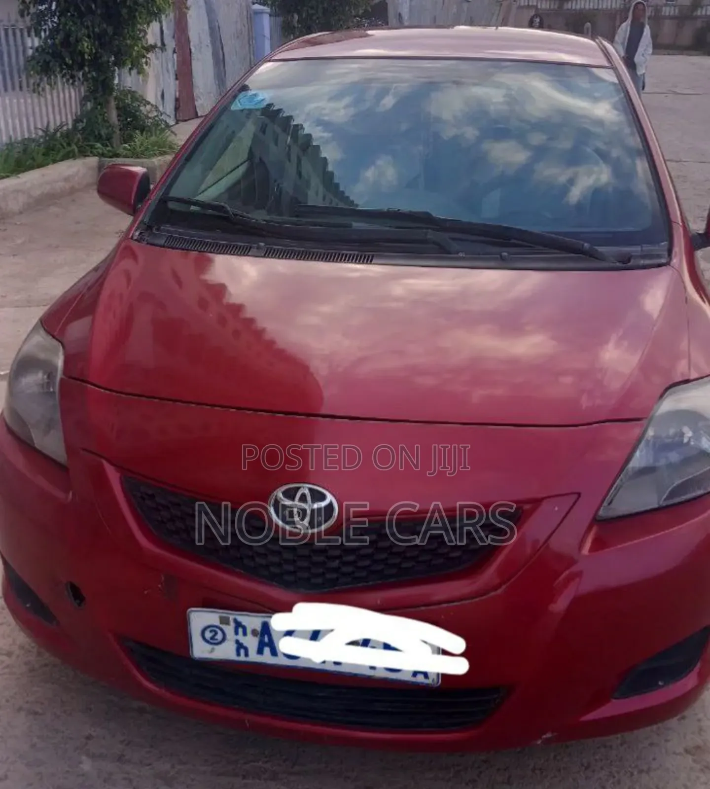 Toyota Yaris 2008 Red