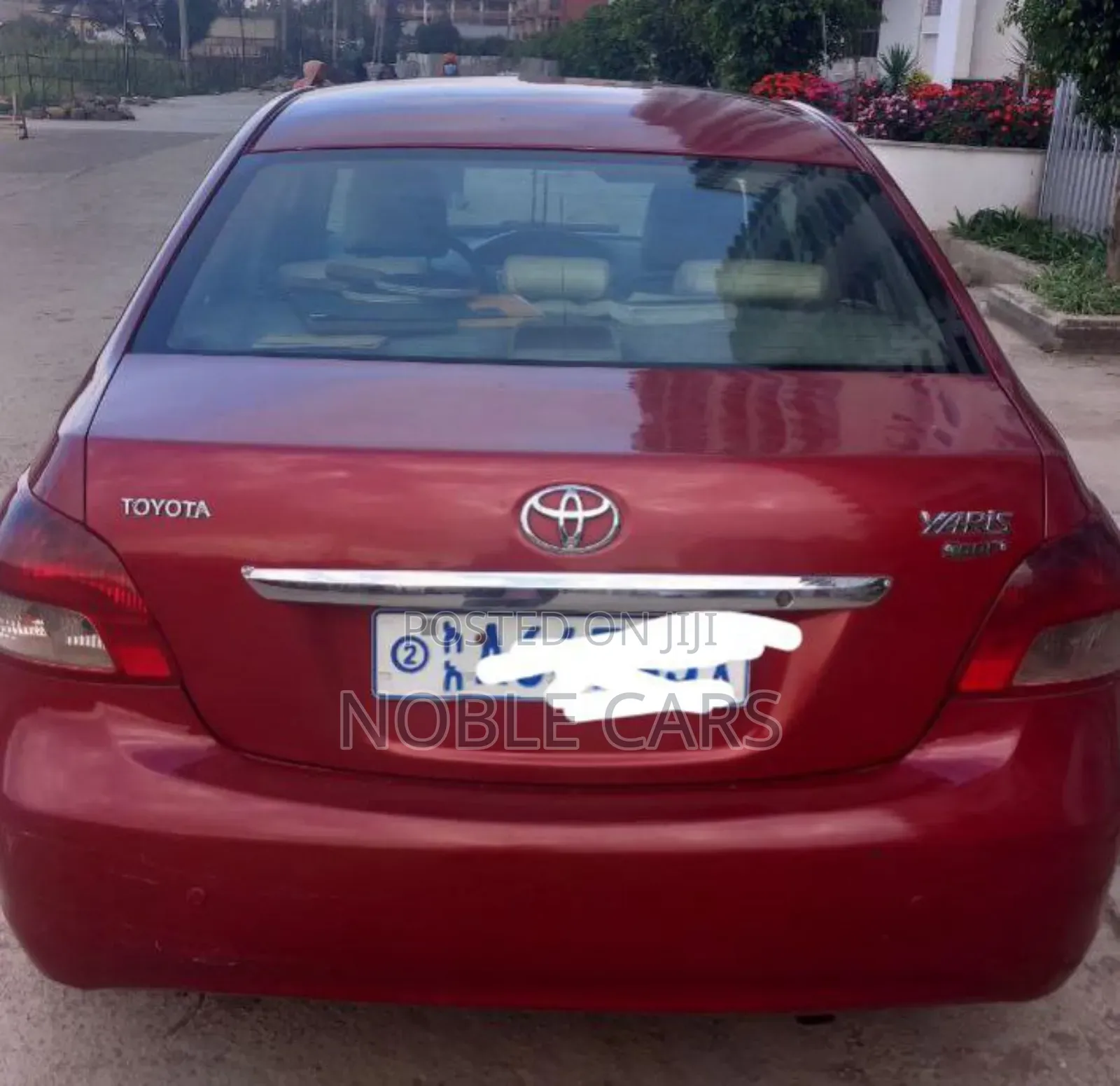 Toyota Yaris 2008 Red