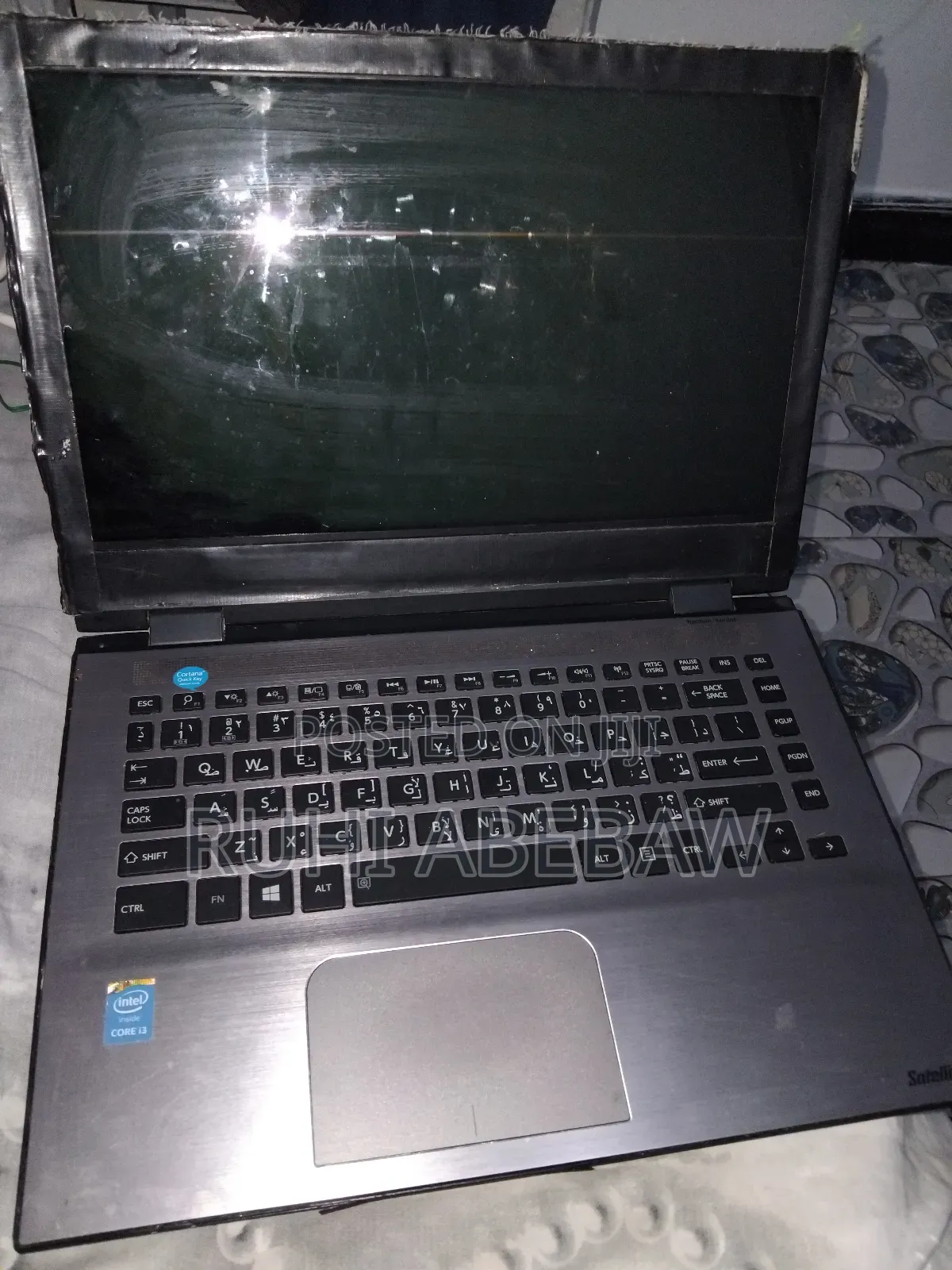 Laptop Toshiba 3GB Intel Core 2 Duo HDD 320GB