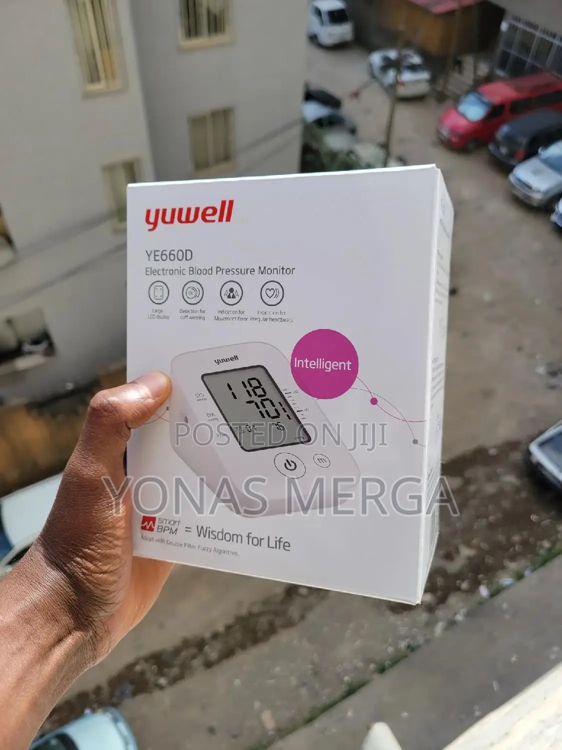 Clear Digital Display Blood Pressure Monitor願砲clinically Accuracy BPM