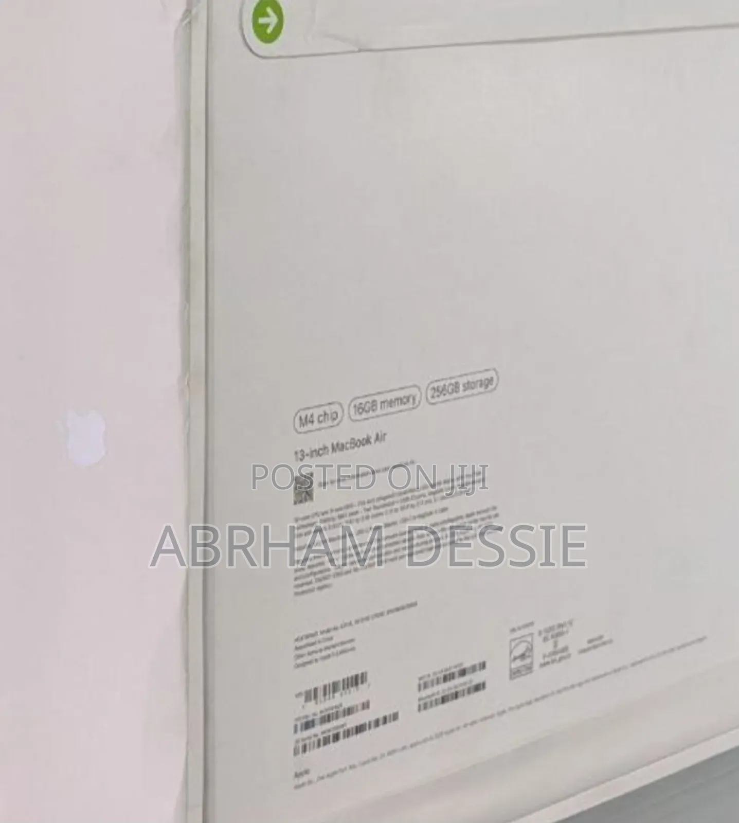 New Laptop Apple MacBook Air 2025 M4 13-Inch 16GB Apple M4 SSD 256GB