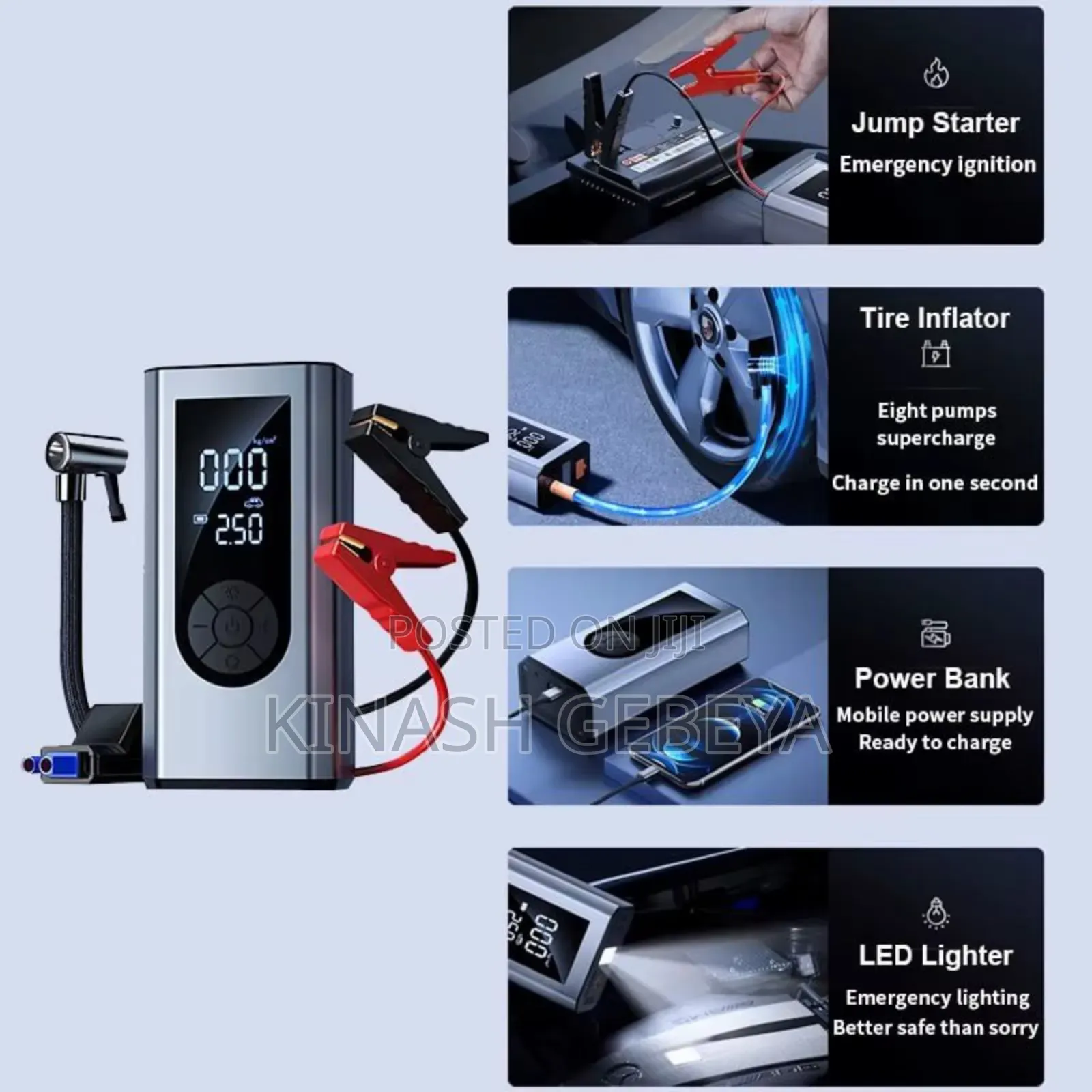 High Quality Multifunctional Car Jump Starter