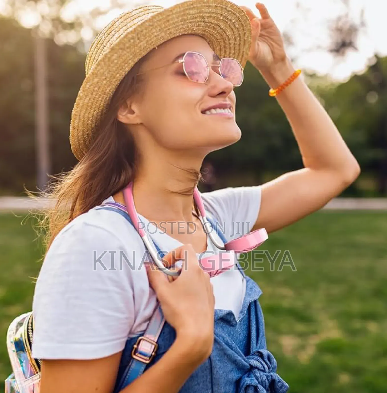 Portable Wearble Dual Neck Fan