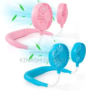 Portable Wearble Dual Neck Fan