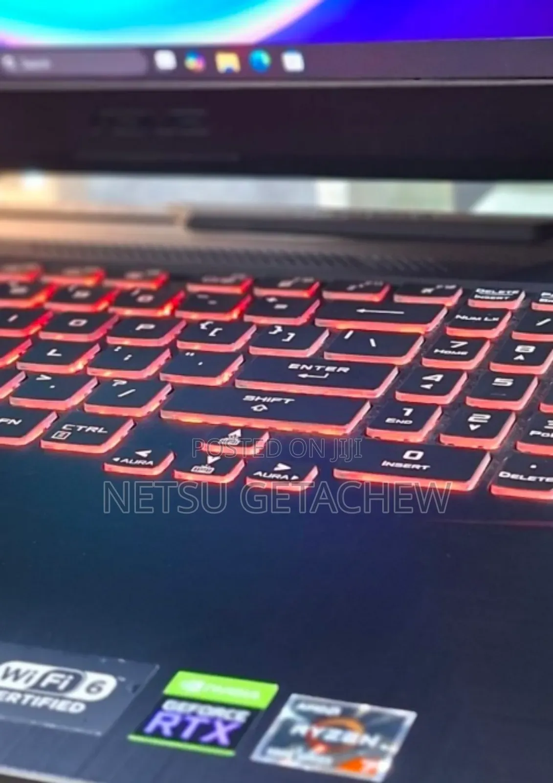 New Laptop Asus TUF Gaming A16 16GB AMD Ryzen 7 SSD 512GB