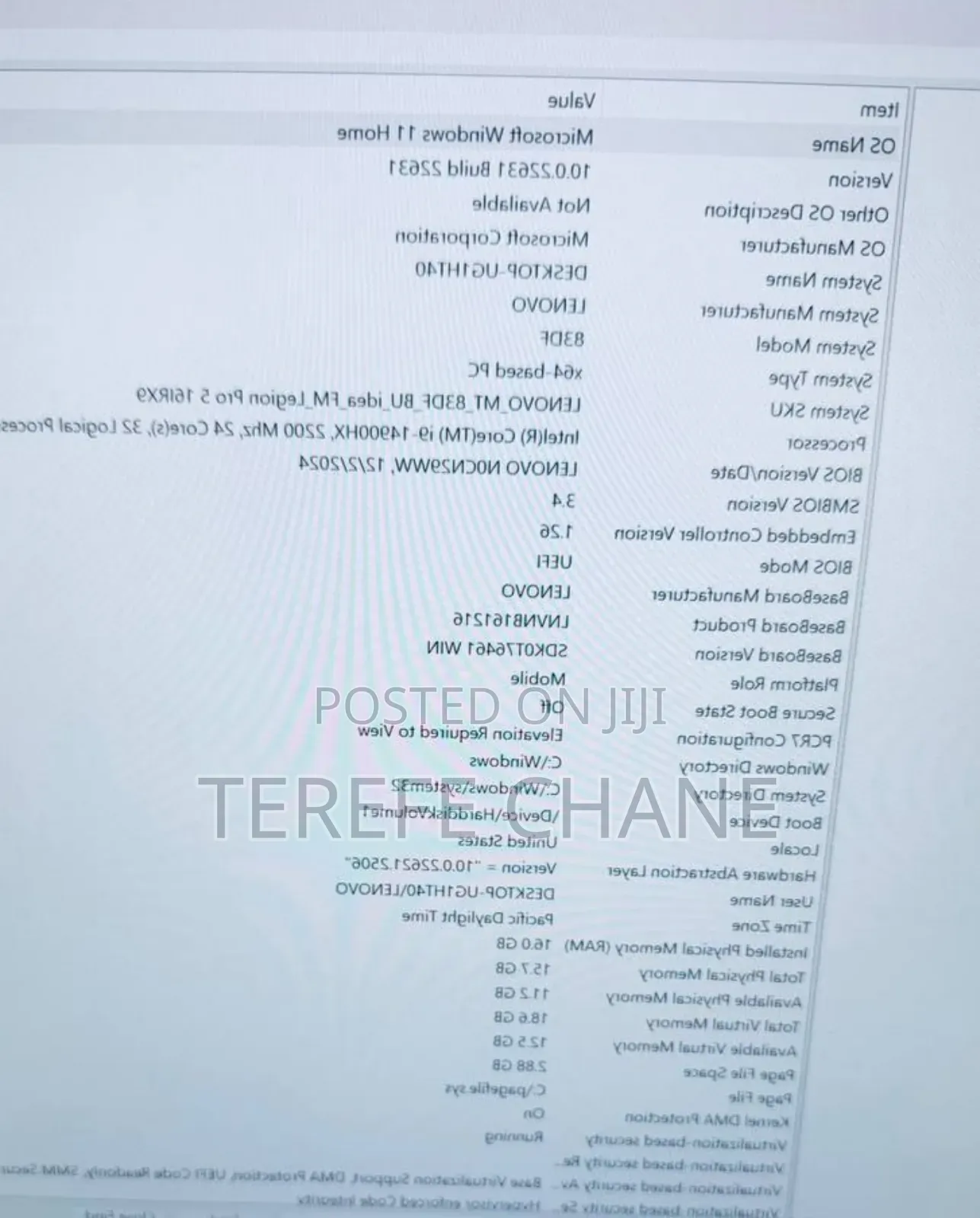 New Laptop Lenovo Legion 5 16GB Intel Core I9 SSD 1T