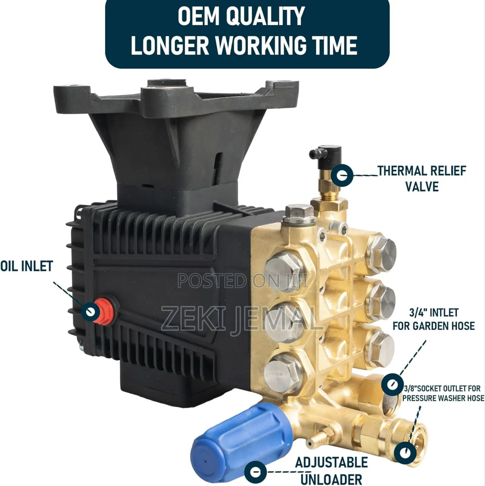 Irrigation Pump እስከ 250m የሚረጭ