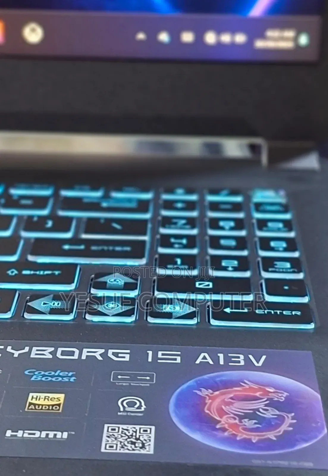 New Laptop MSI Cyborg 15 16GB Intel Core I7 SSD 512GB