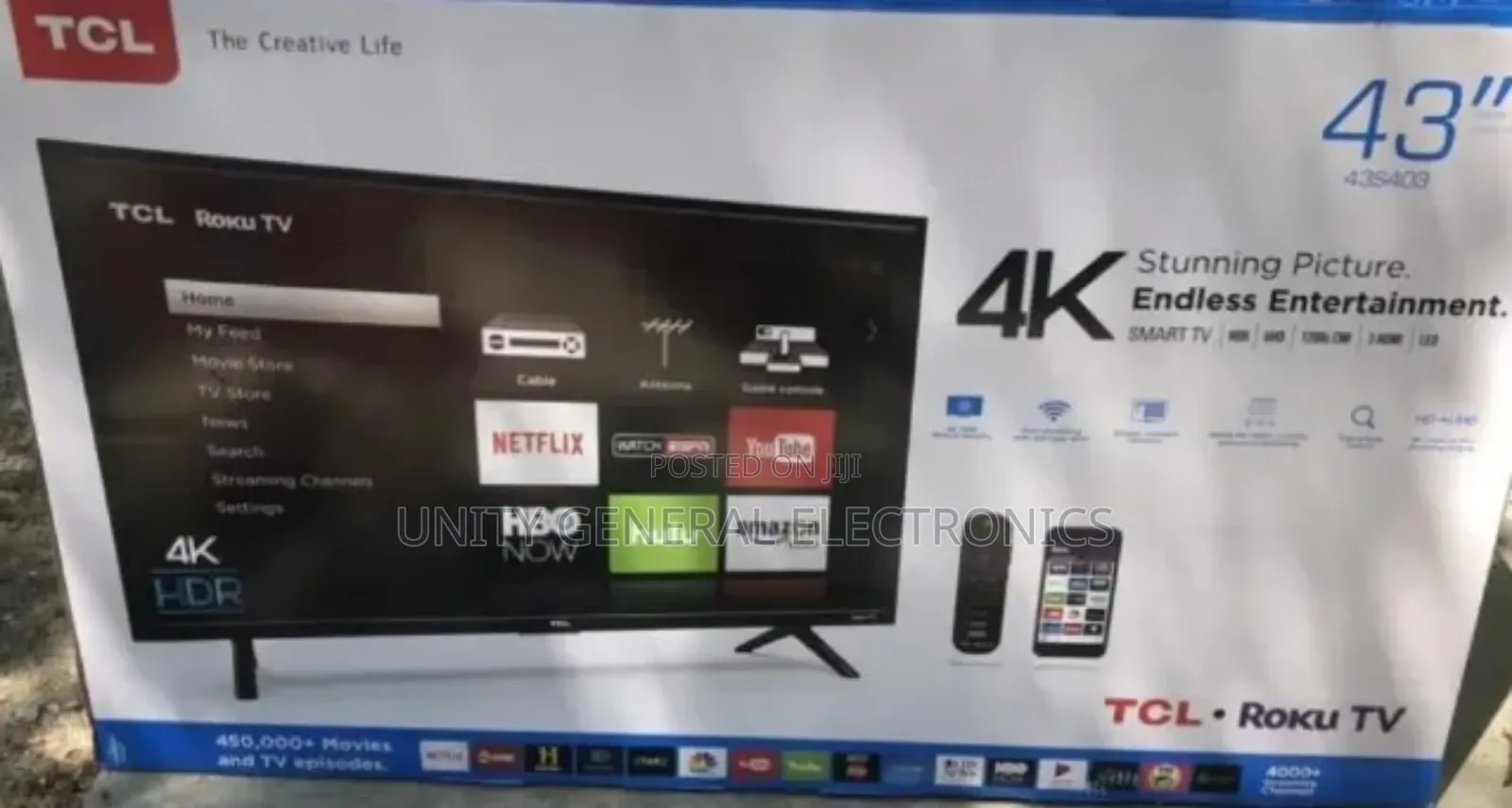 TCL 43" Smart Tv