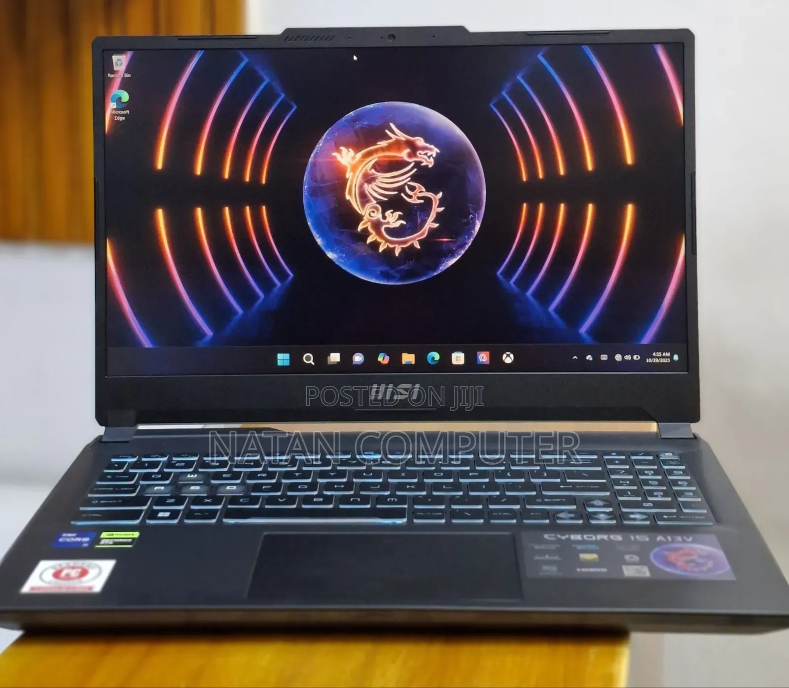 New Laptop MSI Cyborg 15 16GB Intel Core I7 SSD 512GB